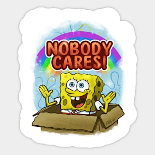 Nobody cares Sticker